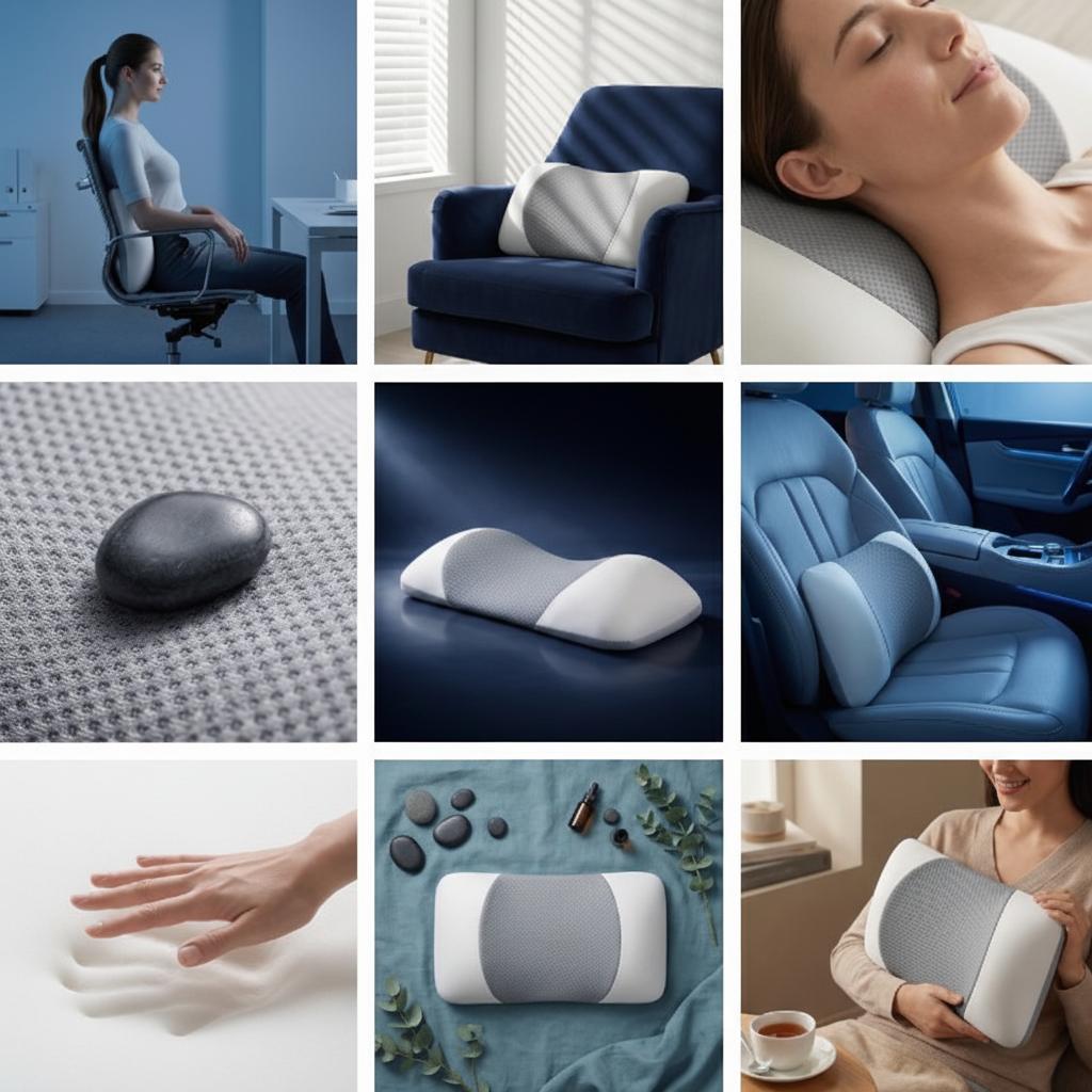 Lumbar pillow collage without Nim